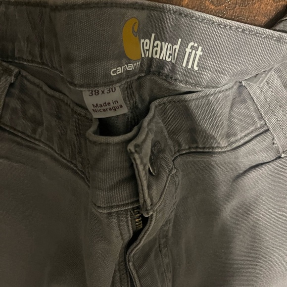 2 pair Carhartt pants 38x30 - Picture 3 of 5